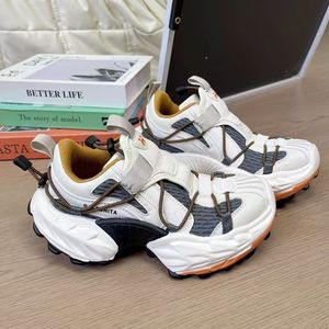 Nuevas Zapatillas de Plataforma con Cordones y Punta Puntiaguda para Parejas, Estilo Retro, Transpirables, de Malla, Casuales, Deportivas, de Goma, para Verano, Unisex - Product Image 4