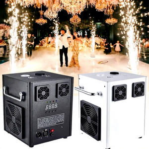 Macchina per Scintille Fredde DMX 600W - Decorazioni Portatili in Metallo <span class=keywords><strong>a</strong></span> <span class=keywords><strong>Tema</strong></span> Romantico per DJ, Matrimoni, Club ed Eventi - Product Image 1