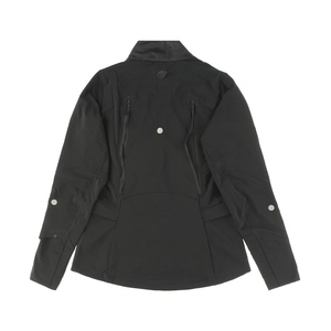 Veste isolante d'hiver pour femme Asics Road, noire, fermeture éclair intégrale, chaleur, extérieur - Product Image 2