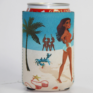 Katlanabilir süblimasyon içecek soğutucu özel baskı logo neopren kutu içecek tutucusu promosyon reklam tatil tarzı hediye - Product Image 5