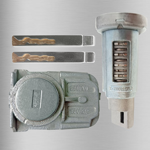 Buick Regal LaCrosse Cruze Door <b>Lock</b> Cylinder BK056Q4 Zinc Alloy 2 <b>Keys</b> Light Grey Cylindrical <b>Lock</b> - Product Image 3