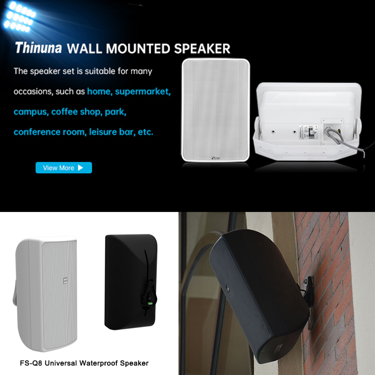DEKEN FIT WS8L Audio System 100W IP55 ABS Plastic Waterproof Outdoor 8 Inch Wall Mount Speaker for PA Public Address System · image 6