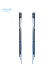 Paslanmaz Çelik 304 Çıkışlı Hafif Tip 12 İnç Kare Oluklu 2mm Kalınlığında Sürtünmeli Tutucu 4 Çubuklu Alüminyum Kanatlı Pencere İçin - Product Image 4