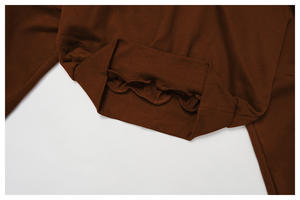 ชุดเสื้อผ้า50% มีฮู้ดผ้าฝ้าย<span class=keywords><strong>2</strong></span>ชิ้นสำหรับผู้หญิงชุดวอร์มชุดออกกำลังกายสำหรับยิมฟิตเนส - Product Image 6