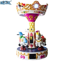 Carrousel musical pour enfants Merry Go Round Mini machine de jeu à pièces pour le divertissement Matière plastique à vendre