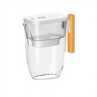 Zero Water Filter Pitcher 3.5L Alkaline Plastik Arab untuk Rumah Tangga Mewah Penggunaan di Rumah dengan Resin Penukar Ion Tinggi dan Karbon Aktif