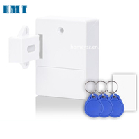 Mini serrure de tiroir de bureau invisible à détection intelligente RFID, serrure électronique d'armoire de rangement