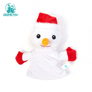 Tùy Chỉnh Giáng Sinh Tuần Lộc Tay Con Rối Cho Trẻ Em Đồ Chơi Sang Trọng Đầy Với PP Bông Để Bán - Product Image 3