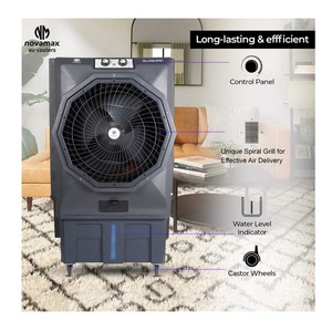 High Grade RAMBO 100 LTR AIR <b>COOLER</b> ( ALU) with Energy Saving System and Remote Control for <b>Bedroom</b> and Living Room Cooling - Product Image 1