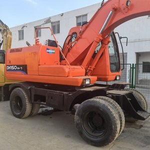 Excavadora Doosan DH150W-7 de 15 Toneladas, Modelo 140 DX140, Excavadoras de Ruedas de Segunda Mano - Product Image 6