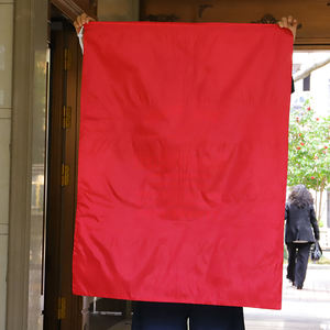 OEM Extra grande capacità riutilizzabile con coulisse in poliestere borsa da bucato Rip-Stop vestiti sporchi da viaggio lavabili in lavatrice stampati personalizzati - Product Image 4