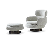 Fauteuil et fauteuil pivotant de salon et de chambre à coucher pour hôtel moderne
