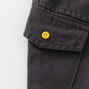 Pantalon de jogging en coton d'automne et d'hiver pour garçons Design <span class=keywords><strong>cargo</strong></span> chaud à la mode avec grandes poches Ceinture élastique Vêtements confortables - Product Image 3