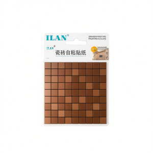 Adesivi per Piastrelle ILAN Autoadesivi 30x30cm, Mosaico Marrone per Decorazione Pareti Cucina - Product Image 2