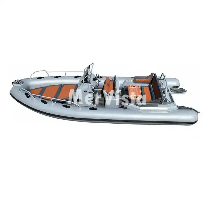 Venta caliente Ocean High Speed 21ft Rib640 Casco de aluminio RIB Hypalon/PVC Barcos inflables