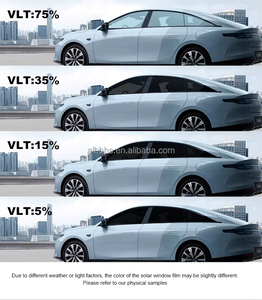 Accesorios para coche 3M película de ventana cristalina Vlt5 % 15% 35% 75% rechazo de calor superior hasta 99% película de ventana de cerámica Nano tinte de coche - Product Image 5