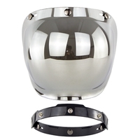 Nouvelles couleurs pour les visières de casque, boucliers à bulles pour casque de moto, casque ouvert, masque facial pour casque de moto
