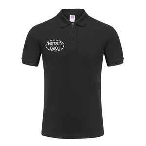 Chemise à manches courtes formelle pour homme, personnalisée, de haute qualité, 100% coton. Style golf, confortable, doux, anti-rides, séchage rapide - Product Image 1