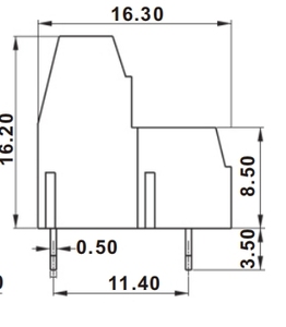 3.81 mét Pitch 300V 10A PCB núi vít khối thiết bị đầu cuối kết nối Brass thiết bị đầu cuối cho ô tô năng lượng mới ứng dụng - Product Image 3