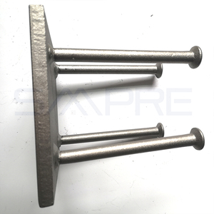 <span class=keywords><strong>Plaque</strong></span> d'ancrage de soudage personnalisée en béton préfabriqué avec goujons <span class=keywords><strong>pour</strong></span> connexion rapide - Product Image 3