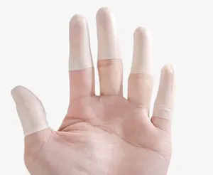 Sunco Witte Zwavelvrije Latex Wegwerp Anti-Slip & Duurzame Industriële Vingerbeschermers - Product Image 1