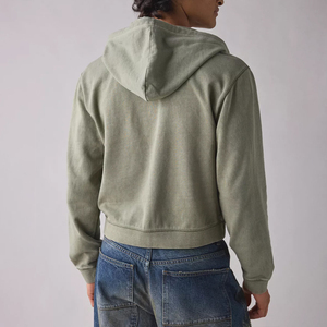 เสื้อฮู้ดดี้ Kingsen คุณภาพสูง ปักลายเรียบง่าย สไตล์ลำลอง ซิปหน้า มีเชือกผูก ปรับได้ น้ำหนักมาก ใส่ได้ทั้งชายและหญิง ผลิตจากผ้าฝ้าย 100% เป็นมิตรต่อสิ่งแวดล้อม - Product Image 5