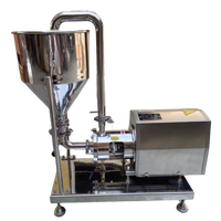 Homogénéisateur en ligne à cisaillement élevé avec pompe mélangeuse émulsifiante de 50 L pour dispersion de liquides et de poudres chimiques, à économie d'énergie