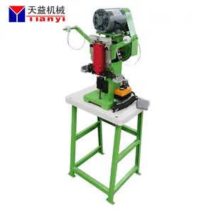 Semi-auto CFC Zipper Double Top Stop Machine Upper Terminal Zipper Machine for Nylon zipper