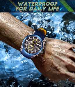 Montres pour hommes <span class=keywords><strong>Megir</strong></span> 2144, mouvement à quartz, fabrication d'origine, <span class=keywords><strong>prix</strong></span> bas, marque tendance, bracelet en silicone, chronographe japonais, sport, mode - Product Image 6