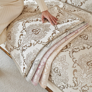 Coussin <span class=keywords><strong>de</strong></span> canapé polyvalent quatre saisons, antidérapant, style européen, luxe léger, moderne, jacquard haut <span class=keywords><strong>de</strong></span> gamme, <span class=keywords><strong>housse</strong></span> <span class=keywords><strong>de</strong></span> canapé - Product Image 2