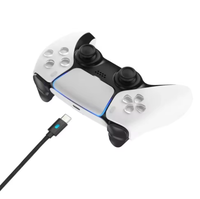 Câble de charge et de données 3M pour manette PS5/Switch Pro, câble de chargeur USB pour manette PS 5 avec voyant lumineux