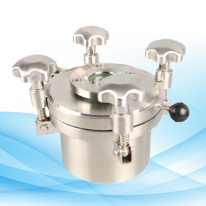 Stainless Steel SS316L SS304 <b>Manhole</b> Outward Pressless <b>Round</b> Manway with Handle up to 10bar Pressure DN150-DN800 ACE Brand - Product Image 6