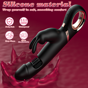 Yenilikçi tavşan vibratör dönen <span class=keywords><strong>g</strong></span>-<span class=keywords><strong>spot</strong></span> stimülatörü dönen hareket klitoral titreşim çift motorlu seks oyuncak kutusu kadınlar için - Product Image 5