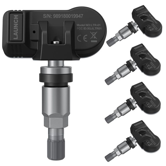 98% Vehicle Coverage 2 in 1 Programmable TPMS Sensors Tire Pressure Sensor 315MHz & 433MHz