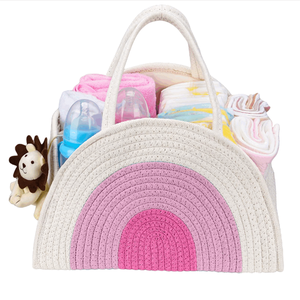 Cesta de Almacenamiento para Pañales de Bebé Recién <span class=keywords><strong>Nacido</strong></span>, Organizador de Cesta para Regalo de Baby Shower - Product Image 1