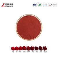 Oxyde de fer rouge de qualité industrielle 110/120 |   Pureté >90% Emballage en sacs de 25 kg |   Vente en gros de briques d'asphalte pour pavage et revêtements de sol en terrazzo