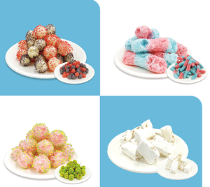 Caramelos suaves liofilizados a granel Halal, varios caramelos con sabor a fruta, malvaviscos de caramelo, paquete pequeño, aperitivos secos congelados, azúcar al por mayor - Product Image 2