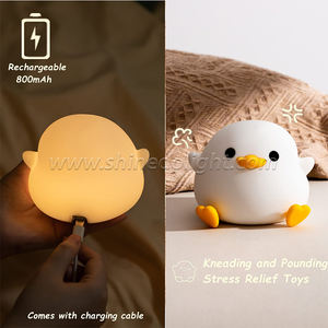 <span class=keywords><strong>Doudou</strong></span> Duck Lampe de nuit LED transfrontalière Lumière d'ambiance avec capteur pour chambre à coucher Chevet Chargement Compagnon Conception brevetée - Product Image 3