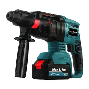 Brushless Motor 21V MAX SDS Rotary Hammer Drill, Mini Cordless electric hammer, 3 Application Modes