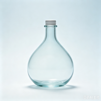 Bouteille en verre en forme d'étoile