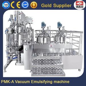 200L de elevación hidráulica avanzada calefacción eléctrica PLC Control de pantalla táctil homogeneizador de vacío emulsionante con tecnología de Alemania - Product Image 4