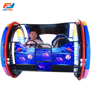 Vergnügungspark-Attraktionen: 360° drehbares Happy Rolling Car – Indoor-Karnevalsausrüstung für zwei Spieler, elektrisches Dreh-Schaukelauto aus Metall - Product Image 3