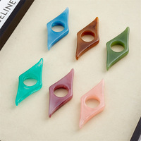 Anillo Separador de Páginas de Resina Colorido, Soporte para el Pulgar, Accesorio de Ayuda para la Lectura, Regalo para Amantes de los Libros, Estudiantes y Maestros
