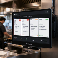 Sistema de Visualización para Cocina Industrial KDS con Monitor Táctil Android de 15.6 Pulgadas para Restaurantes Inteligentes