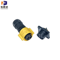 Bande de LED électrique circulaire 2-6pin fil IP67/IP68 M20 connecteur étanche à montage sur panneau pour Application de puissance Contact en cuivre