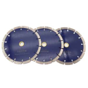 Hoja de sierra segmentada soldada con láser Fullux de 105mm Hojas de sierra de diamante para baldosas de mármol de granito de hormigón - Product Image 6
