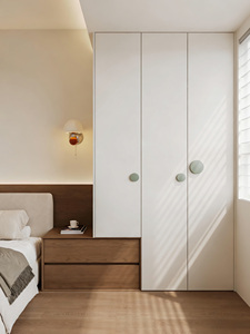 Conception de placard compacte et optimisée pour l'espace avec utilisation des coins et suspension multi-niveaux pour appartements et chambres compactes - Product Image 3