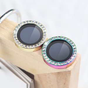 Protector de <span class=keywords><strong>cristal</strong></span> templado para lente de <span class=keywords><strong>cámara</strong></span>, <span class=keywords><strong>cristal</strong></span> brillante colorido de lujo, Diamante 3d 9h, antigolpes, para <span class=keywords><strong>iphone</strong></span> 14, paquete de 3 uds. - Product Image 4