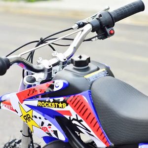 Minimoto de <span class=keywords><strong>Gasolina</strong></span> para Niños, Estilo <span class=keywords><strong>Motocross</strong></span>, con Diseño de Locomotora y Pollo Asado - Product Image 4