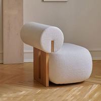 Fauteuils de style détente pour chambre à coucher, hôtel, extérieur, école, villa, salon, fauteuil simple compressé